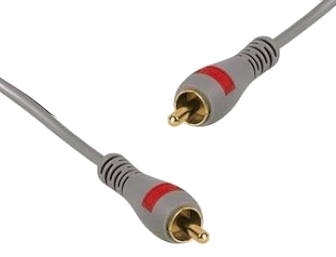 כבל RCA קואקסיאלי איכותי 3 מטר לוידאו ואודיו דיגיטלי HAMA 122265