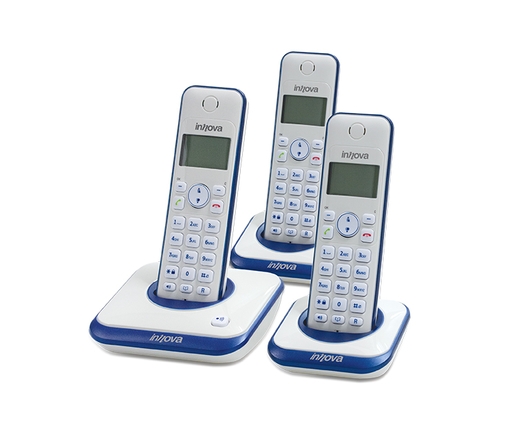 טלפון אלחוטי 3 שלוחות innova AG3000