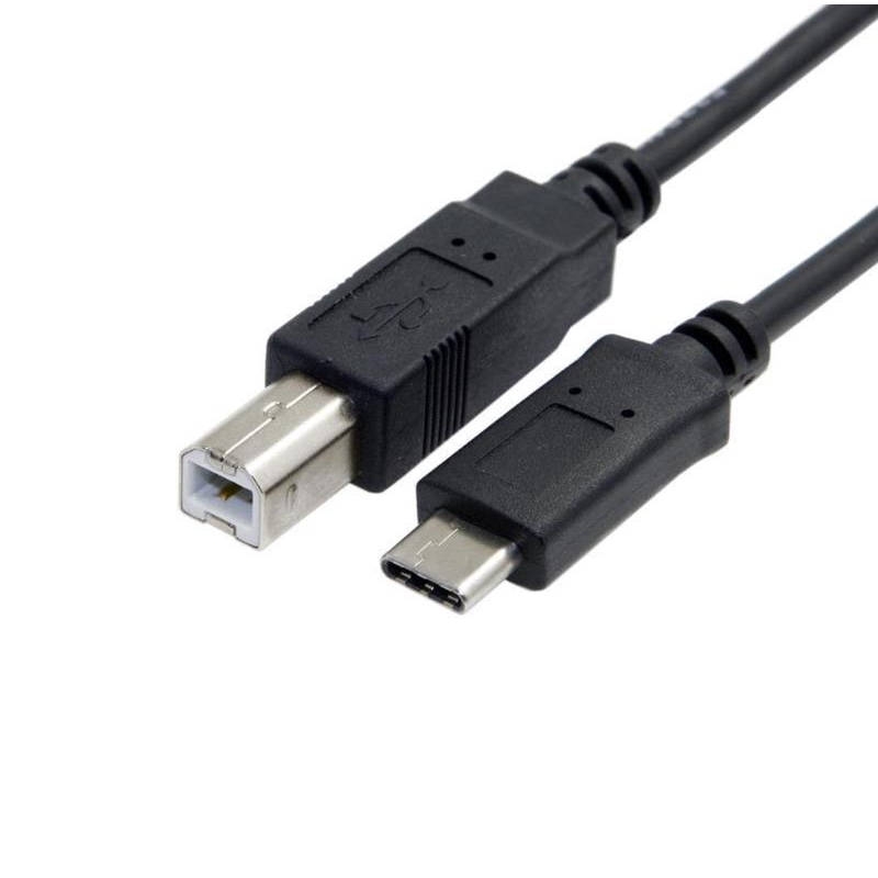 כבל USB-B לחיבור Type-C אורך 1.8 מטר