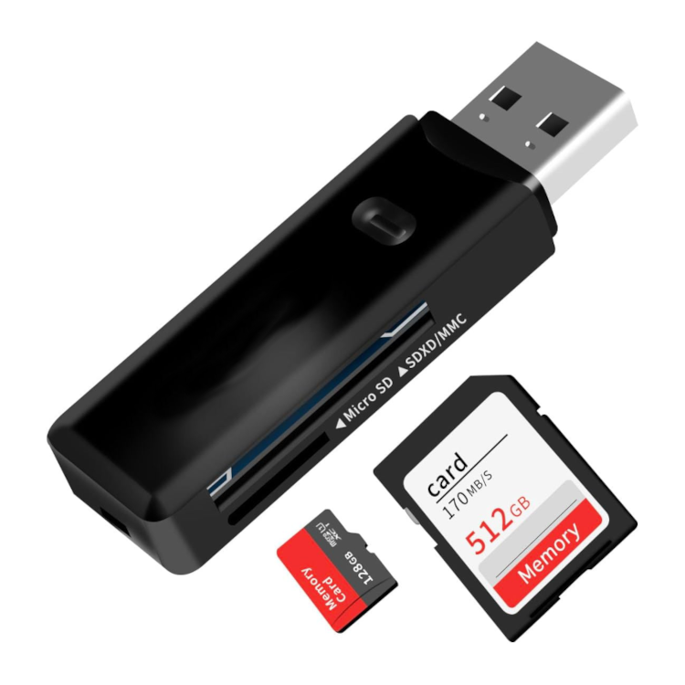 קורא כרטיסי זכרון SD ו-microSD