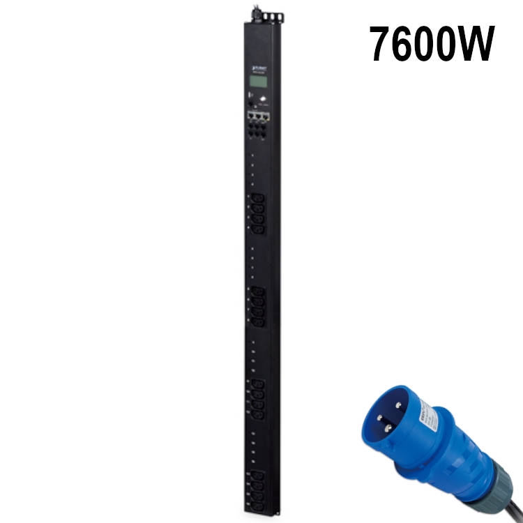 פס 16 שקעים מנוהל IP לארון תקשורת