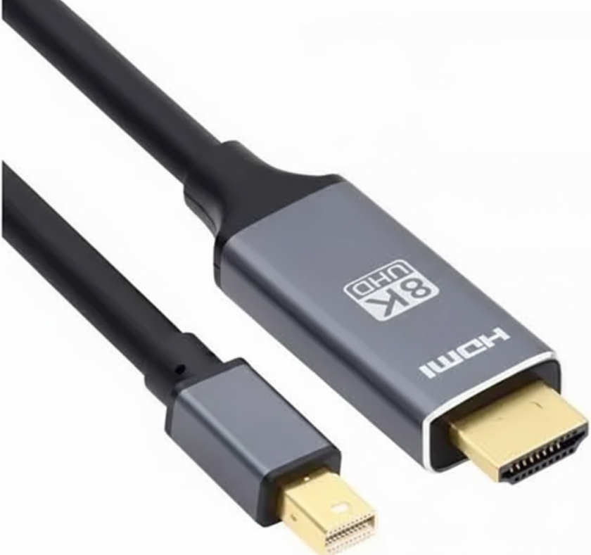 כבל mini DisplayPort ל-HDMI באורך 1.8 מטר - 8K 60Hz