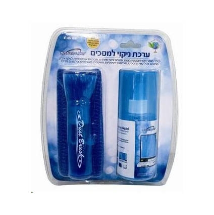 ערכת ניקוי גדולה למסכי LCD ופלזמה - 3 חלקים