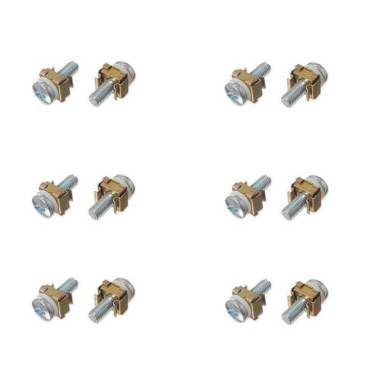 10 יחידות בורג + אום לארון תקשורת