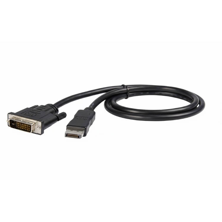 כבל וידאו עם חיבור Displayport לחיבור DVI באורך 1.8 מטר