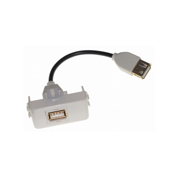 שקע USB נקבה-נקבה עם כבל לגוויס סידרת Chorus