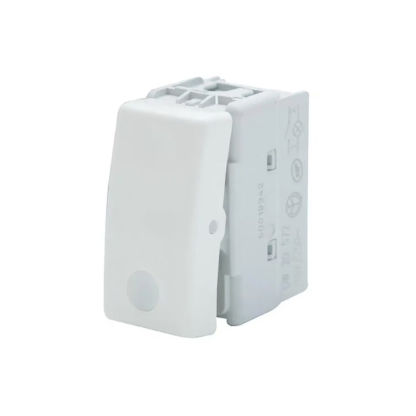 לחצן מואר גוויס מקורי סידרת System רוחב 1 מודול - Gewiss GW20515