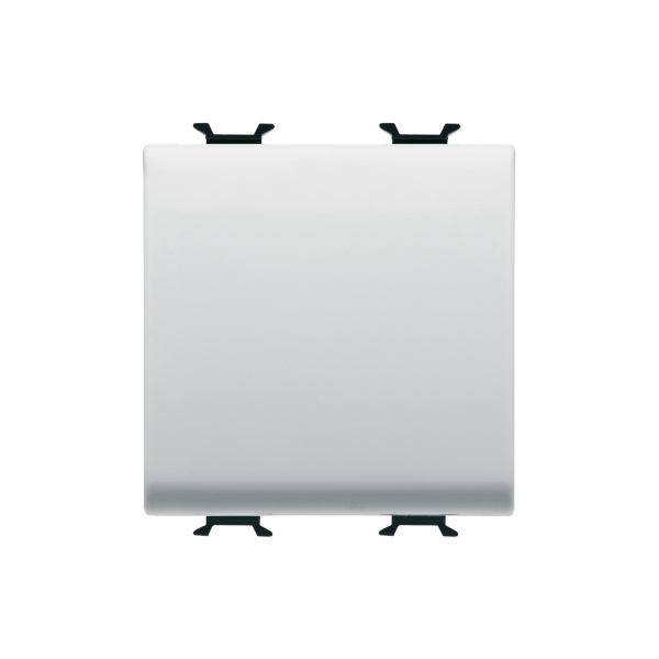 מפסק לבן רחב גוויס מקורי 2 מודול לסידרת Chorus - דגם Gewiss GW10031