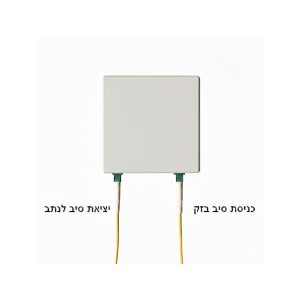 שקע על הטיח לסיב אופטי עם חיבורי LC