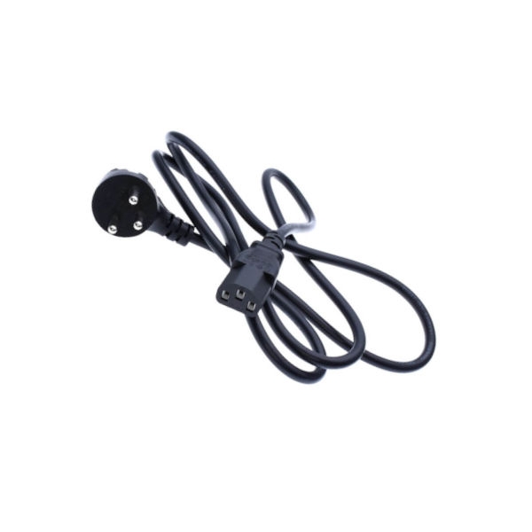 כבל חשמל למחשב (כבל קומקום) אורך 5 מטר שחור - כבל תיקני