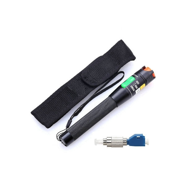 פנס לייזר VFL 30MW לבדיקת סיבים אופטיים - תואם LC/SC/FC/ST