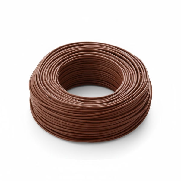 100 מטר חוט חשמל 2.5 מילימטר חום להשחלה
