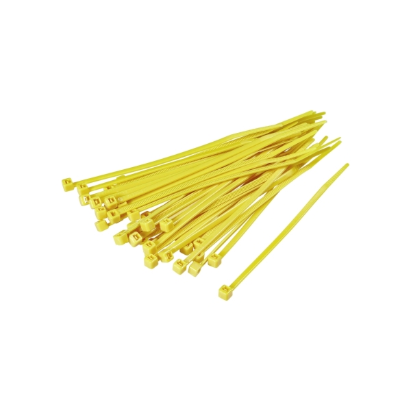 100 אזיקונים צהובים בגודל 4.8x310
