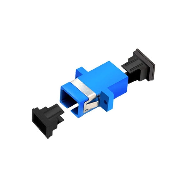 מתאם SC/UPC SM סימפלקס נ-נ  כחול - העתק