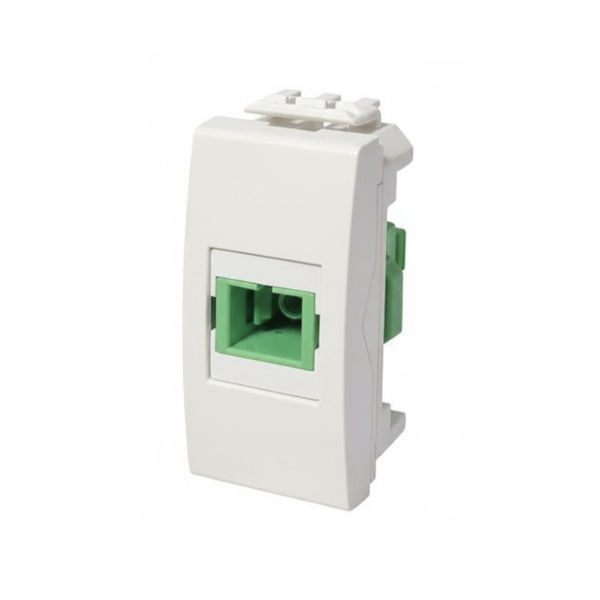 שקע תקשורת אופטי SC/APC SM Simplex לניסקו Nisko