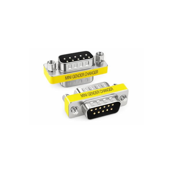 מתאם serial סריאלי 9 פינים RS232 זכר-זכר