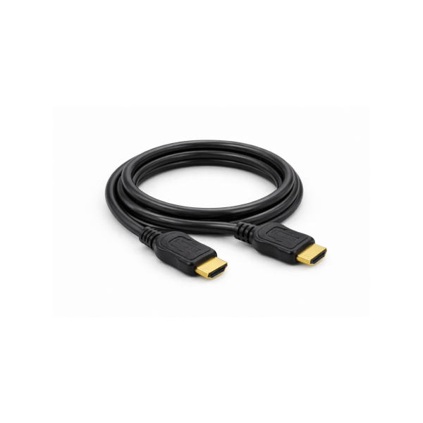 כבל HDMI  מוזהב ומסוכך 1 מטר