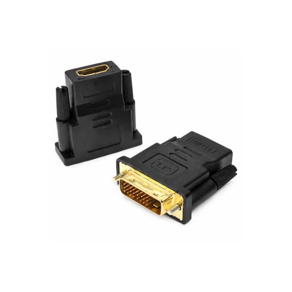 מתאם HDMI נקבה ל-DVI זכר מצופה זהב 24K