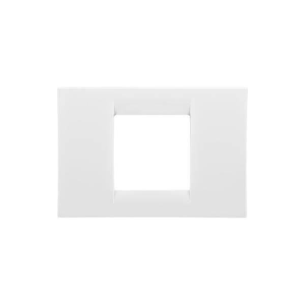 מסגרת 2 מקום לבנה מעוצבת Gewiss System Virna