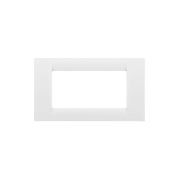 מסגרת 4 מקום לבנה מעוצבת Gewiss System Virna