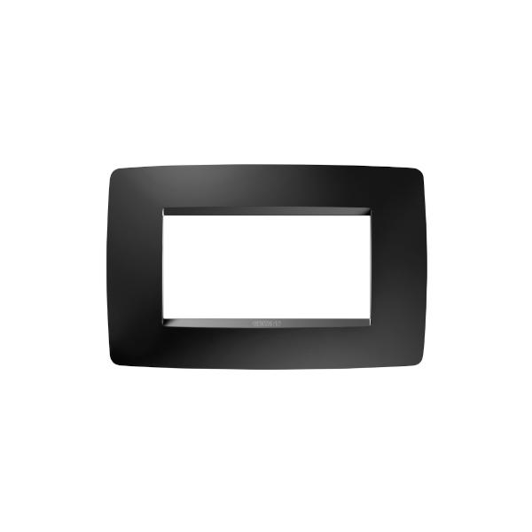 מסגרת 4 מקום שחור סטן (מט) Gewiss Chorus ONE