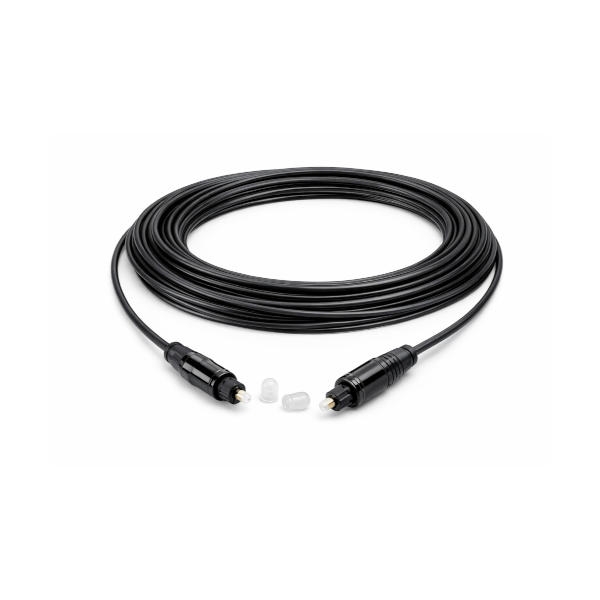 כבל אודיו אופטי איכותי 30 מטר חיבורי TOSLINK