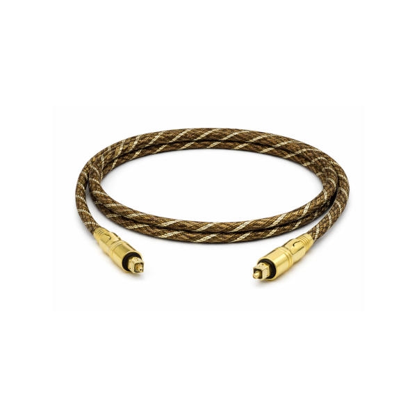 כבל אופטי מקצועי חיבורי TOSLINK באורך 4.5 מטר - תוצרת Aurum דגם B0049J2XQ2