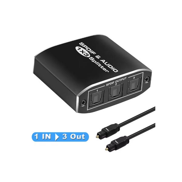 מפצל אופטי 1:3 אקטיבי דיגיטלי עם הגברה