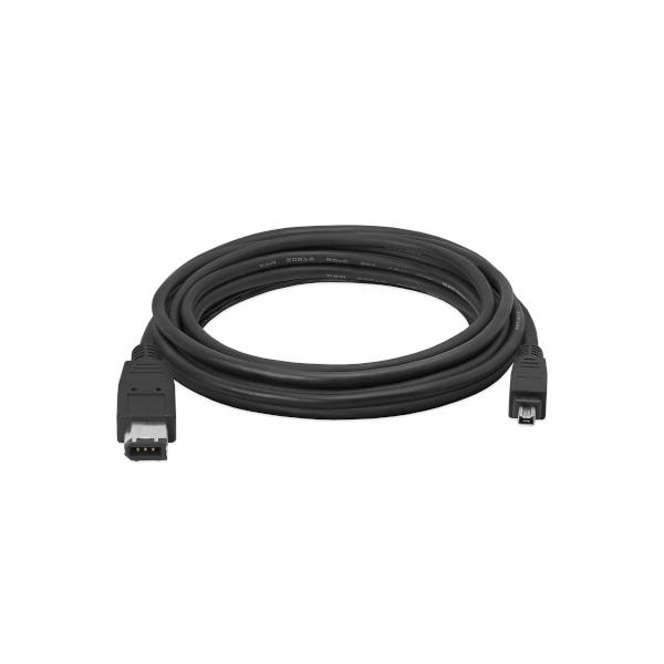 כבל FireWire מסוכך 6-4 פינים אורך 2 מטר תוצרת HAMA דגם 43095