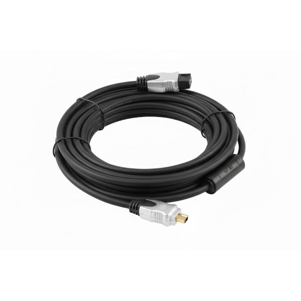 כבל FireWire מקצועי 4-9 פינים מסוכך אורך 1.5 מטר תוצרת HQ דגם HQSS6274/1.5