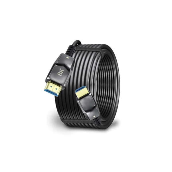 כבל HDMI מבוסס סיב אופטי - 8K 60hz / 4K 144hz אורך 20 מטר