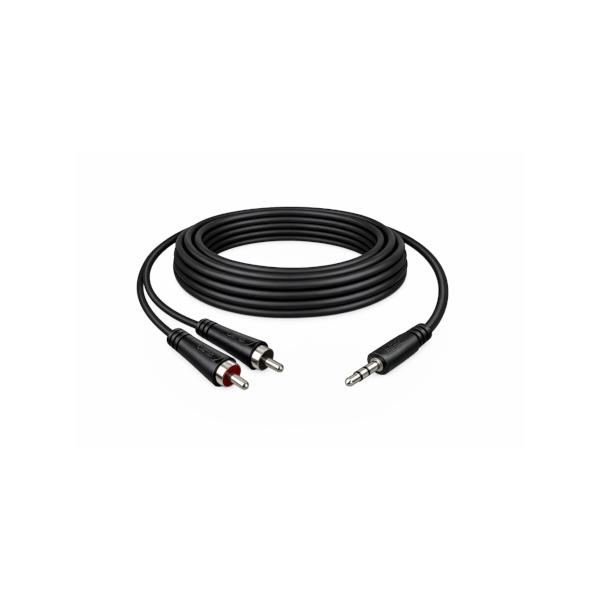 כבל אודיו sPL-3.5mm ל-2RCA באורך 1.5  מטר HAMA דגם 122295