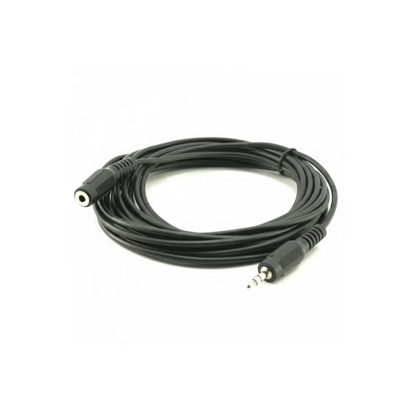 כבל אודיו מאריך PL קטן 3.5 מ"מ  זכר-נקבה 5 מטר