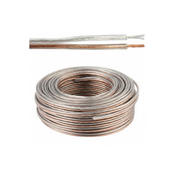 כבל איכותי לרמקולים - 50 מטר בעובי 2.5 מ"מ