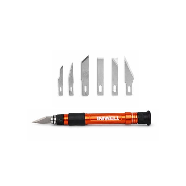 קיט איכותי 14 חלקים של סכיני חיתוך בקופסת איחסון