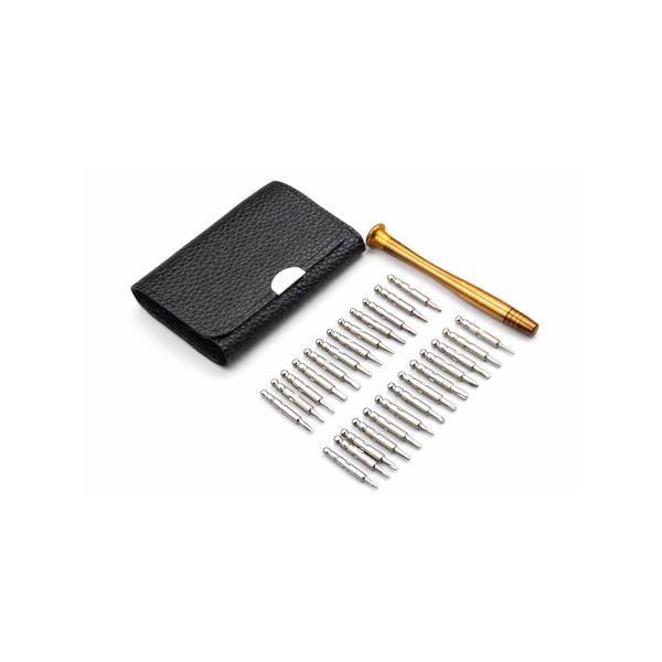 סט מברג עם 24 ביטים מתחלפים ונרתיק אחסון