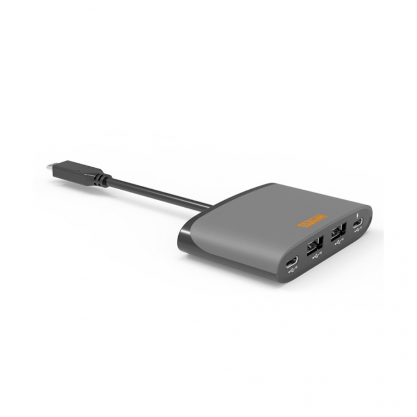 מפצל USB ST-LAB 10Gbps עם PD, ‏2x USB-A ו-2x USB-C