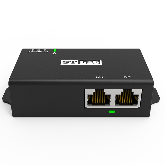 מזרק מתח POE STLab N-890 עד 30W Gigabit Ethernet