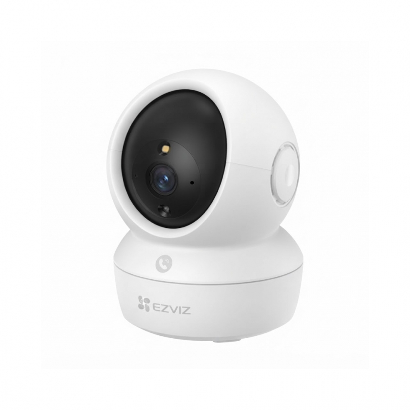 מצלמת אבטחה פנימית EZVIZ H6c 2K ממונעת עם מעקב חכם
