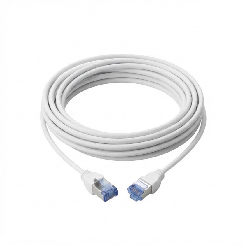 כבל רשת STP CAT7 SLIM דק וגמיש 4 מ״מ, 5 מטר