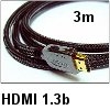 כבל HDMI 1.3b מקצועי 3 מטר תוצרת LEXUS דגם HD303