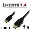 כבל HDMI למיני mini HDMI בתקן 1.4 אורך 5 מטר