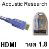 כבל HDMI מקצועי Acoustic Research אורך 1.8 מטר דגם AP085