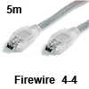 כבל FireWire איכותי מסוכך 4-4 פינים באורך 5 מטר