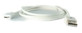 כבל USB למיקרו USB תוצרת LEXUS אורך 1 מטר צבע לבן